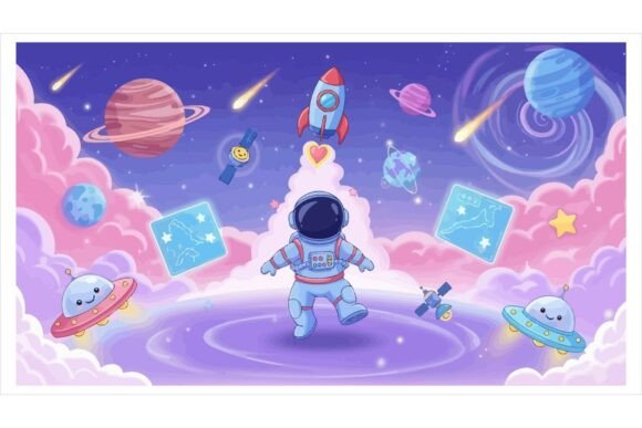 Astronaut Floating in Space with Planets Review