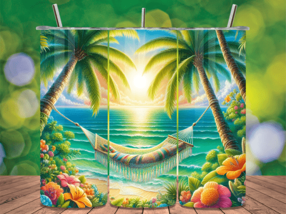 Beach Hammock Island Life Tumbler Wrap Review