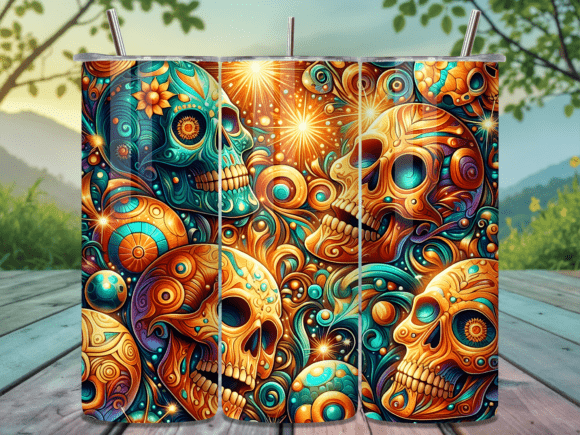 Boho Sugar Skulls Tumbler Wraps Review
