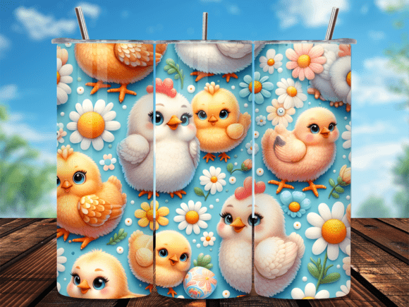 Cute Chick Spring Floral Tumbler Wrap Review
