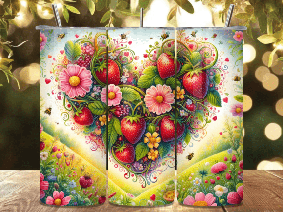 Floral Berry Heart Tumbler Wraps Review