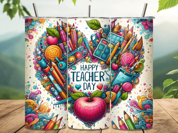 Happy Teachers Day 20oz Tumbler Wrap Review