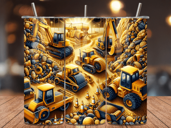 Heavy Machinery Construction Tumbler Wraps Review