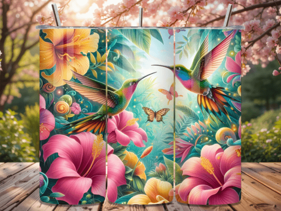Hummingbird Garden Tumbler Wraps Review