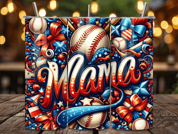 Patriotic Mama Baseball Stars Tumbler Review