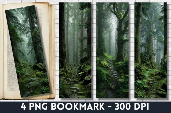 Review: Misty Forest Path Digital Bookmark PNG